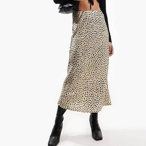 ASOS Silk Midi Skirt Size 4